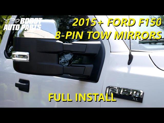 Full Tow Mirror Install: (2015+) Ford F150 8-Pin Mirrors - Boost Auto Parts