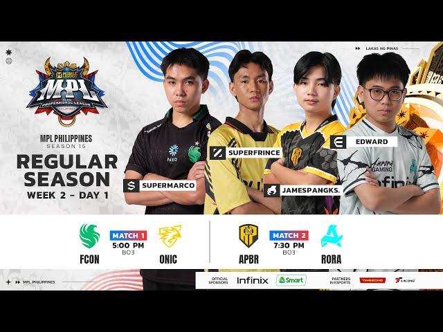  REBROADCAST| MPL PH S15 | ENGLISH - WEEK 2 DAY 1