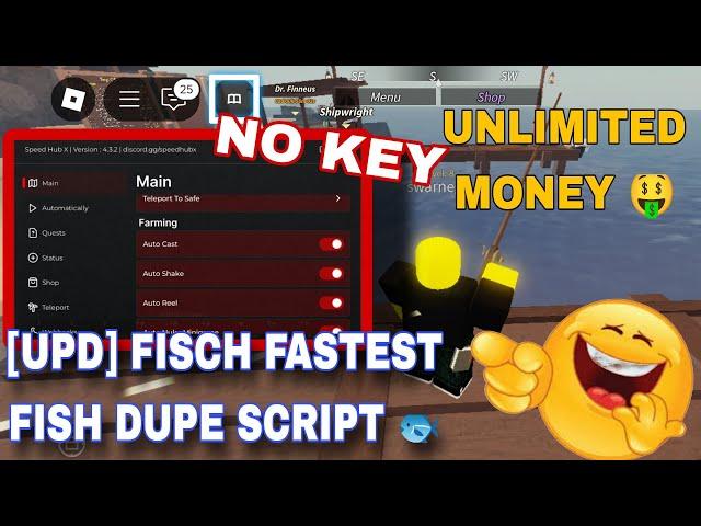 [UPD] Fisch Script Pastebin GUI | AutoFish,Auto Sell,Fish DUPE Fluxus,Hydrogen,Delta,Arceus X Mobile