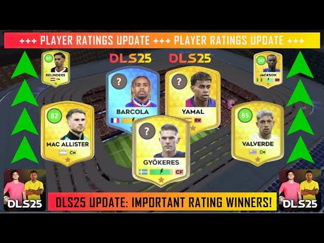 NEW DLS 25 UPDATE: MOST IMPORTANT RATING WINNERS (PREDICTION) │ DREAM LEAGUE SOCCER 2025