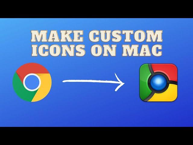 Make and Set Custom Icons for your Mac Apps