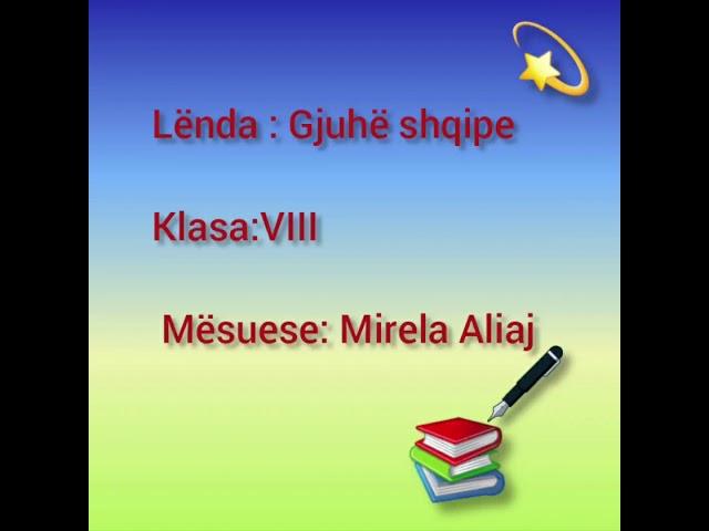 M.Aliaj gjuheshqipe kl.8 Pershkrimi objektiv dhe subjektiv