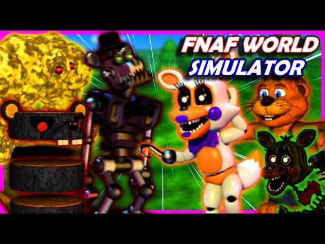 FNAF World Simulator | STEALING Chipper's Axe And Beating Up Lolbit! [Part 2]