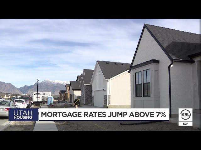 Why are mortgage rates above 7% again?