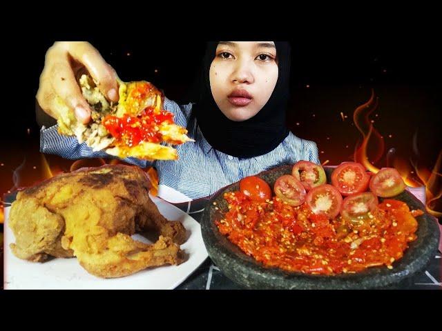 Mukbang Ayam utuh SAMBEL GEPREK  JONTOR   NGAJAK RIBUT