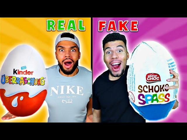 ERKENNST DU DAS ORIGINAL?? REAL VS FAKE CHALLENGE!