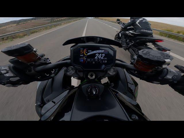 Kawasaki Z H2 vs Yamaha Mt 09