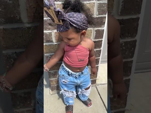 My daughter Kobi Ray’e  follow me on Facebook for the outfit details “ Shandelle Hunter”