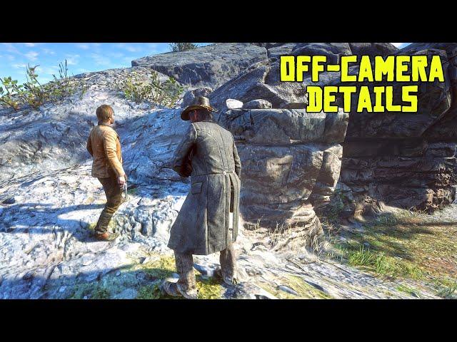 How the Cliff Fight is Working Off Camera - Red Dead Redemption 2