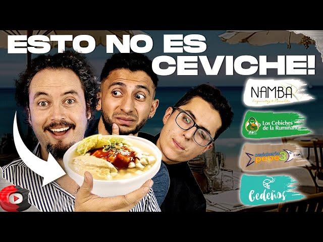 ¿Cuál es el mejor CEVICHE MANABA del Ecuador? ft @faustominooficial3639  | Todos contra todos #13