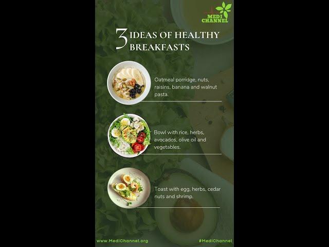 3 Healthy breakfast ideas