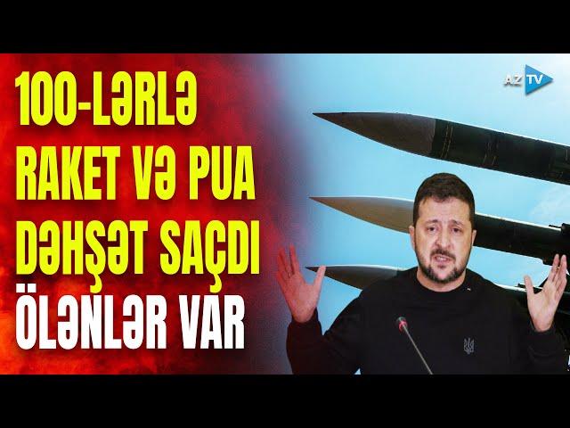 Kiyevdə ard-arda güclü partlayışlar: Zelenski xalqa səsləndi - NƏ BAŞ VERİR?