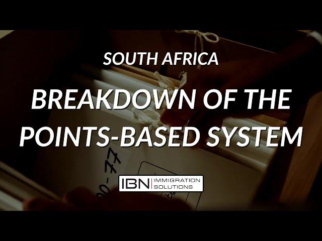 An In-Depth Analysis of South Africa's New Points-Based Work Visa System