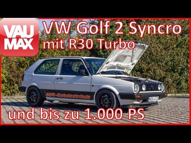 1000 PS im VW Golf 2 R30 Turbo 4Motion Tuning | VAU-MAX.tv