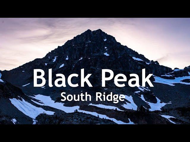 Climbing Black Peak - South Ridge