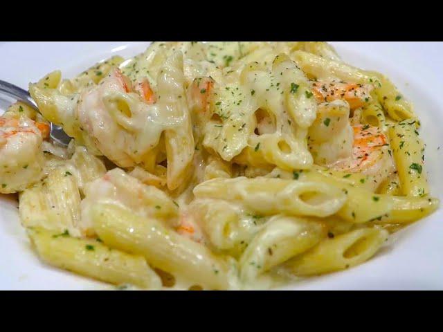 Creamy Shrimp Alfredo Pasta Recipe | White Sauce Recipe | Pasta Recipes