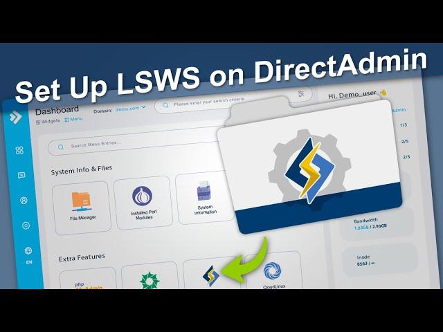 Set up LiteSpeed Web Server on DirectAdmin