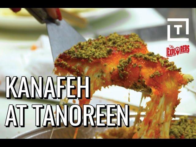 Knafeh at Tanoreen NYC, Middle Eastern Dessert Pizza With a Twist || Explorers