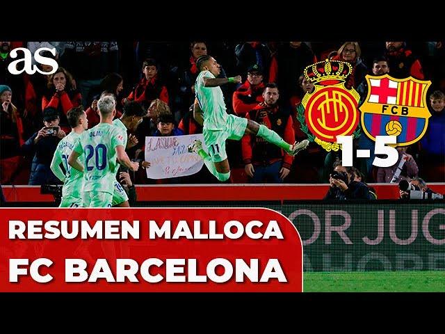 RESUMEN y GOLES del MALLORCA 1 - FC BARCELONA 5: el BARÇA recupera SENSACIONES en LALIGA