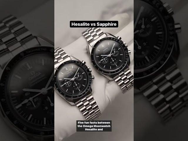 5 differences between the OMEGA Speedmaster Moonwatch Hesalite & Sapphire