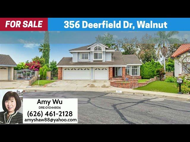 New Listing in Walnut by Local Realtor Amy Wu | 356 Deerfield Dr, Walnut