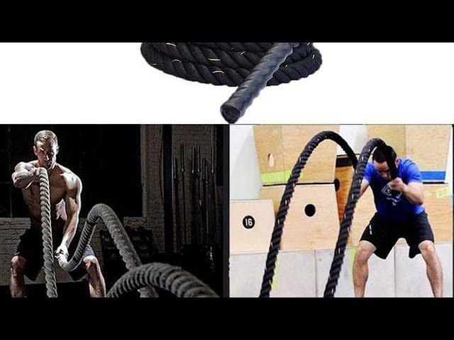 Heavy Jump Rope Skipping Rope Workout Battle Ropes for Men Women Total