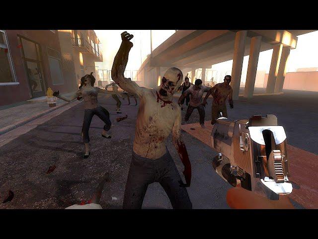 Left 4 Dead 2 - No Damage, Magnum Only, Solo, Realism Expert (The Parish Beta)