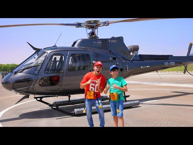 Jason and Alex have a Helicopter Tour Adventure Vlog