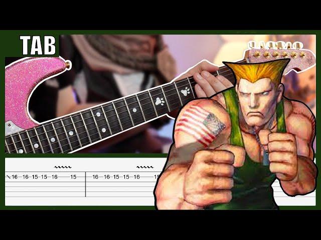 [TAB] Street Fighter - Guile Theme Cover | Guitar Tab | Lesson | Tutorial