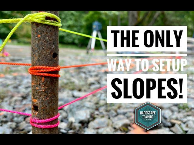 THE ONLY WAY TO SETUP SLOPES!!!!! Everything you need to setup slopes for any project in your yard!