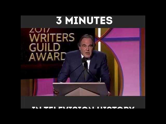 Oliver Stone - Speech at Writers Guild Awards 2017