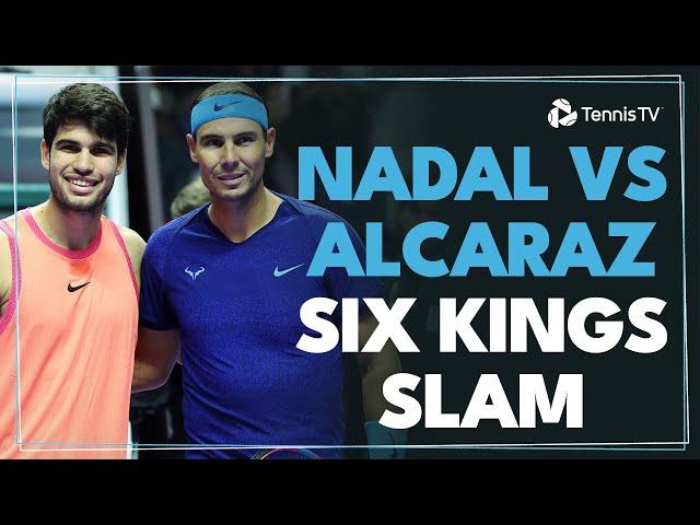 Rafael Nadal vs Carlos Alcaraz Highlights | Six Kings Slam 2024