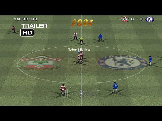 PES 6 - Southampton vs Chelsea [1080p60fps]