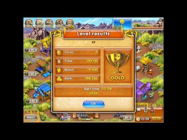 Farm Frenzy 3 only GOLD (level 49) playthrough Веселая ферма 3 (уровень 49) Золото