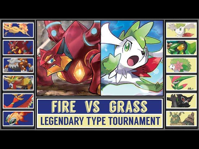 FIRE vs GRASS | Legendary Pokémon Type Tournament [Battle #6]