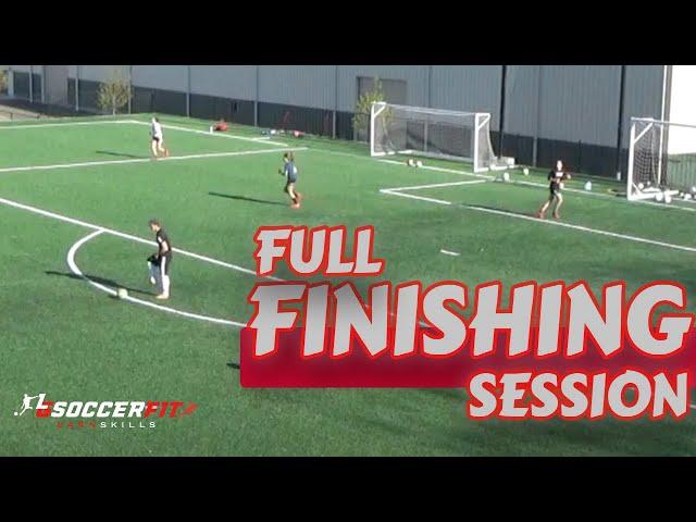 FULL FINISHING SOCCER/FOOTBALL SESSION