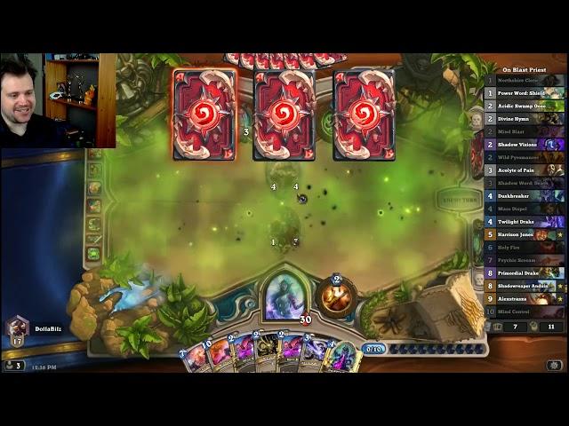 Mind Blast Priest vs Spell Hunter - Hearthstone