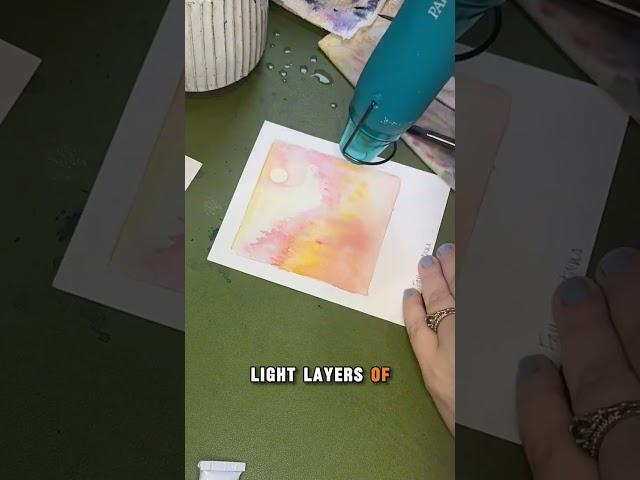 Let's paint a fall mountain