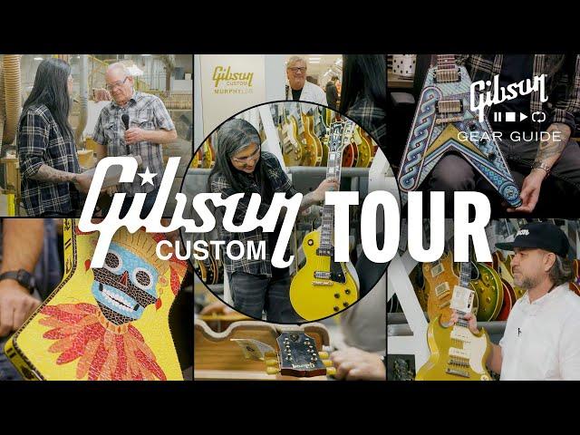 Gibson Custom Shop Tour - Meet The People Who Made YOUR Guitar