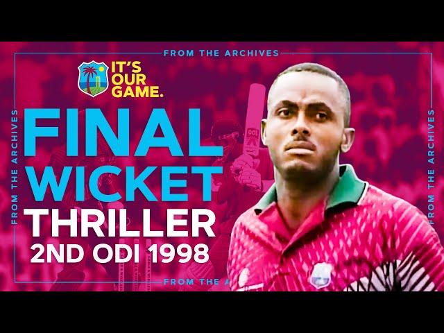 Final Wicket THRILLER! | Classic Match Highlights | Windies v England 1998