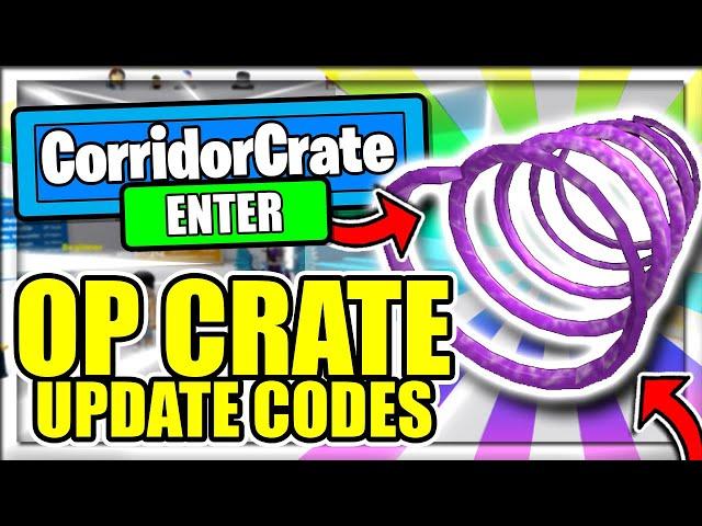 ALL *NEW* SECRET OP WORKING CODES! [CRATES UPDATE] Roblox Corridor Of Hell