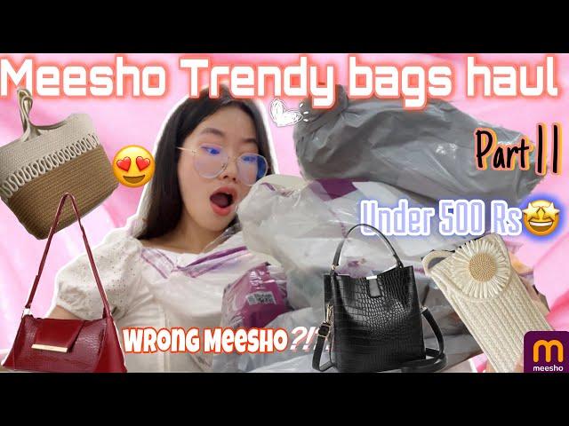 Meesho Trendy bags || Part 2 || starting at 270rs only/-#meesho #meeshohaul #bags