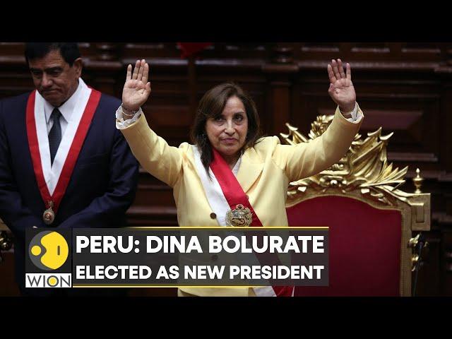 Dina Boluarte sworn in as Peru's first female President | World News | English News | WION