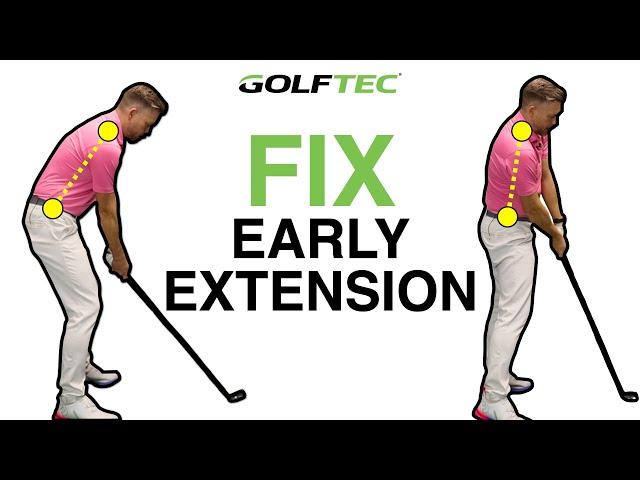 Fixing early extension in the golf swing