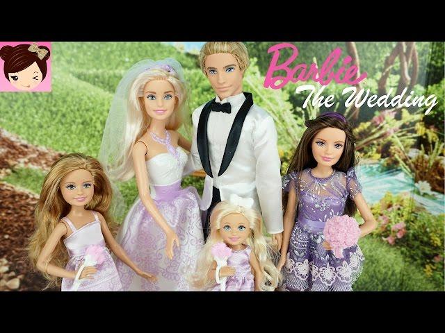 Barbie and Ken get Married - Doll Stories - Barbie Wedding Playset - Titi Toys