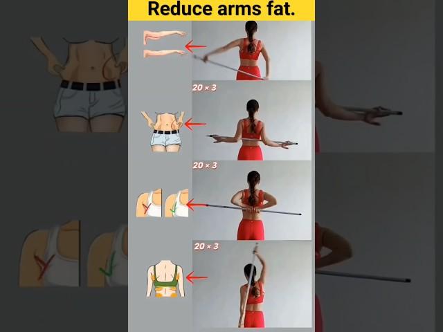 reduce arm fat || reduce body fat #workout #yoga #shorts #short #youtubeshorts #viral