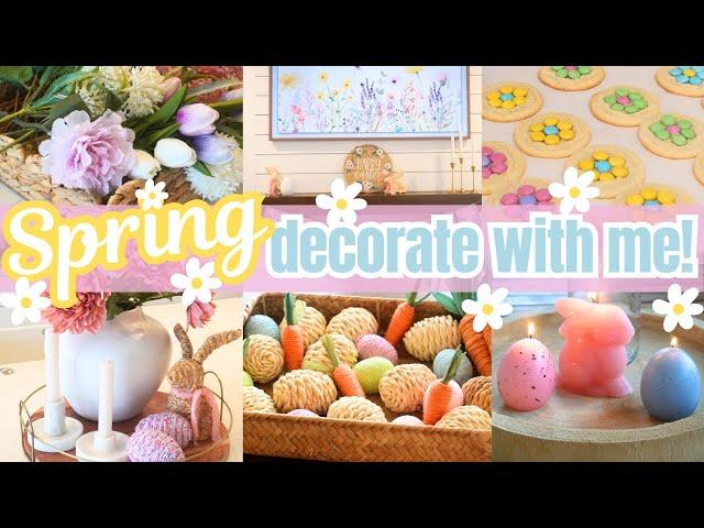 Spring DIY Decorate With Me! Spring Easter Home Decor! Early Spring Decor Ideas