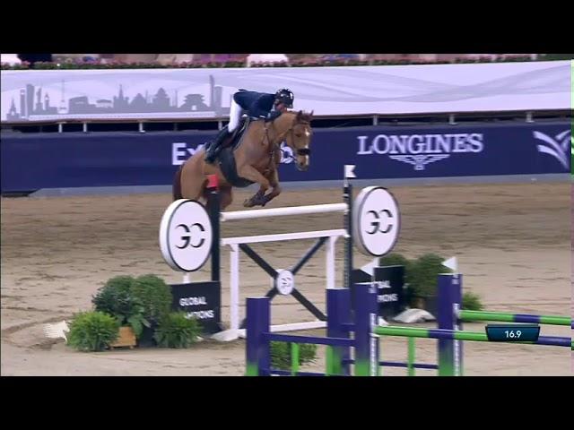 Le barrage gagnant de Julien Épaillard et Usual Suspect d'Auge au LGCT de Doha