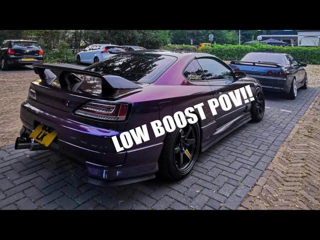 WHAT ITS LIKE: MY S15 ON LOW BOOST POV!! 