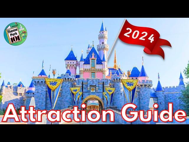 Disneyland ATTRACTION GUIDE - 2024 - All Rides & Shows - Anaheim, California